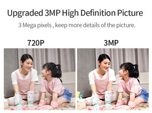 3.0mp HD Tuya智能生活WIFI IP摄像头360度pan-til安全运动警报人类跟踪高清视觉128G TFslot室内 - Product Image 6
