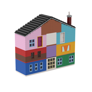 Fun build Beliebte Liebhaber Haus Modular Street View MOC-132468 Liebhaber Haus Taylor Konzert Ziegel Bausteine Spielzeug Weihnachts geschenk - Product Image 3