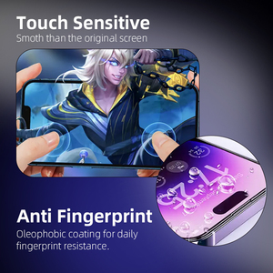 Nhanh Chóng Cài Đặt 9H Tempered Glass Chống Gián Điệp Riêng Tư Bảo Vệ Màn Hình Cho Iphone 15 14 13 Pro Max - Product Image 5