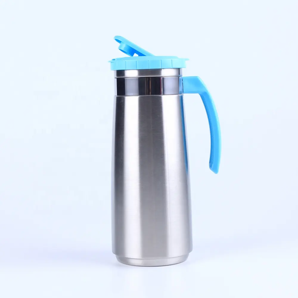 Stile della corea 1.3L mini latte in acciaio inox brocca di acqua con PP maniglia laterale per uso ristorante
