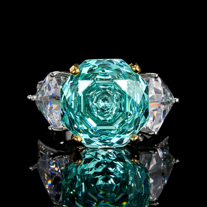 Bague Parra verte, taille ajustable