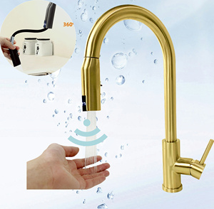 Customization High Standard Automatic Pull Down Touchless Kitchen Sink <strong>Sensing</strong> Taps Faucet Sensor - Product Image 5