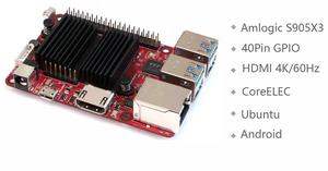 ODROID-Entwicklungs platine Amlogic S905X3 4-Core Android Linux Hardkernel