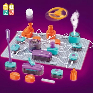 Amazons Hot Sale <strong>Science</strong> Project Kit Educational STEM Toy Circuit Board Physics <strong>Science</strong> Experiment Kit Electronic <strong>Building</strong> <strong>Block</strong> - Product Image 2