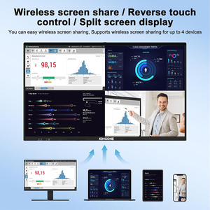 KINGONE 4K Android/window OPS 55/65/75/85/98 дюймов интерактивный дисплей смарт-плата сенсорный экран монитор интерактивная доска - Product Image 4