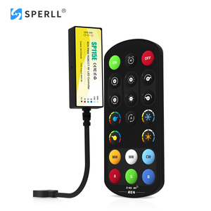 SP115E PWM RGBCCT LEDコントローラタイマー色温度2.4G RFリモートLEDライトストリップDC 5V-24V - Product Image 1