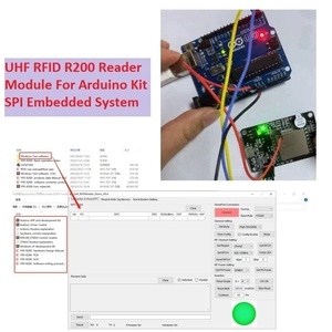 R200 Arduino TTL UART UHF RFID okuyucu modülü uzun menzilli 1port okuyucu ahududu PI için 860-960MHz EPS32 RFID yazar modülü