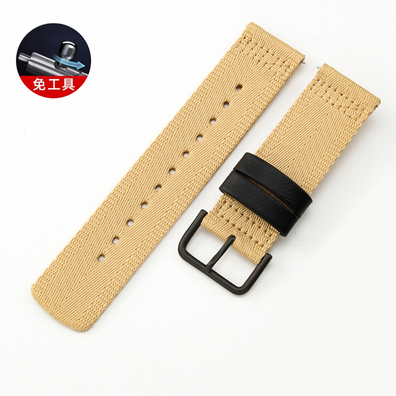 Kaki - boucle noire -K7