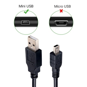 Мини USB 2,0 кабель 5 контактов мини USB к USB быстрое зарядное устройство кабели для MP3 MP4 плеера Автомобильный DVR GPS цифровой камеры HDD Smart TV - Product Image 3
