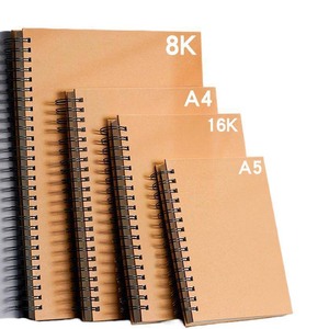 热卖B5牛皮纸卷纸笔记本60页加厚学生笔记本简易笔记练习册 - Product Image 5