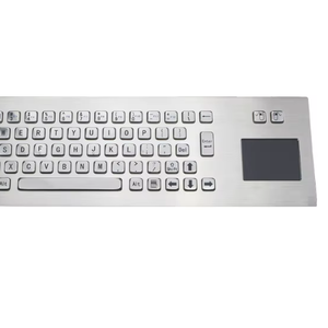 U Shape <strong>Keys</strong> Metal <strong>Keyboard</strong> with Trackball and <strong>Number</strong> Keypad - Product Image 1