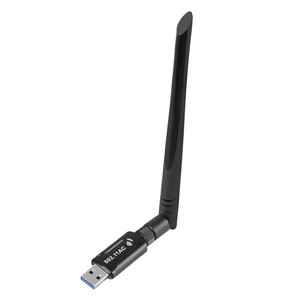 迷你无线适配器usb wifi加密狗300mbps USB3.0接收器加密狗双频2.4GHz/5ghz带台式天线网卡 - Product Image 2
