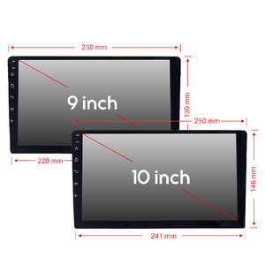 Meihua 2 Din Autoradio portatile Android 7/9/10/10.33/13.1 pollice con navigazione GPS lettore DVD Audio funzione DSP - Product Image 2