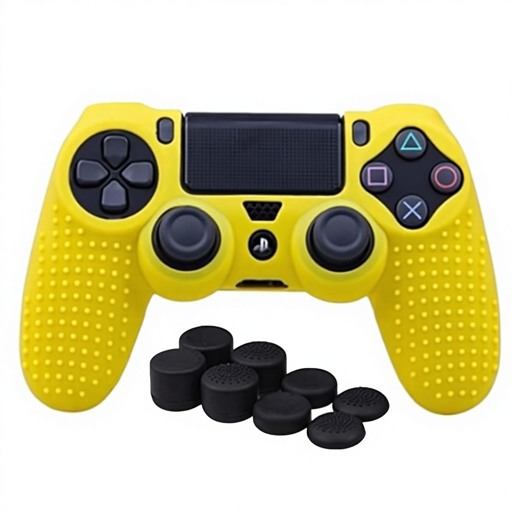 Cubierta amarilla + tapa de joystick negra