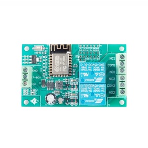 Doppelkanal 5V 8-80V ESP8266 ESP-12F Entwicklungsrat Netzwerk drahtloses WLAN-Relay-Modul