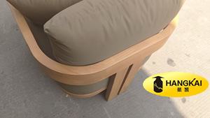 أثاث فاخر من خشب الساج ، أرائك حدائق الفناء ، أثاث خارجي من خشب الساج ، أريكة خارجية من خشب الساج مقطعية - Product Image 4