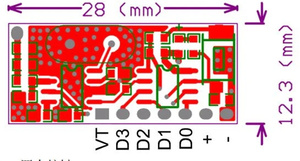 RX480E-4 4CH senza Pin 4 canali RF Wireless modulo ricevitore 433Mhz 1527 modulo di apprendimento per motore a relè leggero - Product Image 4