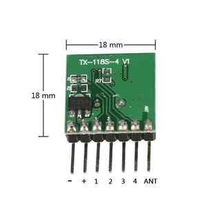 Universal Wireless RF Transmitter Learning 1527 Codierung modul 433,92 MHz Mini-Fernbedienung PCBA für Antenne