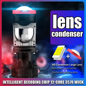 Wholesale Y6 Y7 Y8 Car Lamp Bulb Laser Headlamp Bulb Canbus Bi <strong>Led</strong> Projector <strong>Led</strong> Light Mini Lens Projector H4 <strong>Led</strong> Headlight - Product Image 2