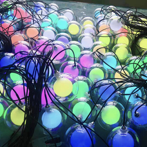 Outdoor Decorative Chandelier IP66 Waterproof Ball String Lights <strong>LED</strong> Landscape Color Change Gradient <strong>Star</strong> Lights - Product Image 4
