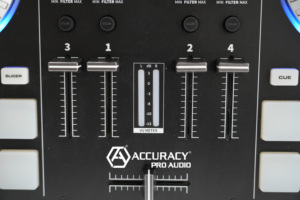 Accuracy Pro Audio MIDI-1311 Controlador de DJ Control de 4 canales Controlador profesional/Mezclador de consola de audio Reproductor de DJ MIDI - Product Image 4