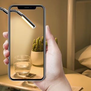 CE Certified LED Gooseneck Bed Reading Light 12V 24V Bed <strong>Lamp</strong> <strong>with</strong> Inner Touch <strong>Dimmer</strong> Sensor Switch - Product Image 5