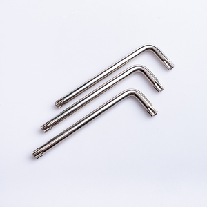 Yüksek kaliteli 45 # çelik nikel kaplama l-tipi Hex Torx anahtarı Allen Torx anahtarı Hex anahtar L şekli Torx Allen anahtarı - Product Image 4