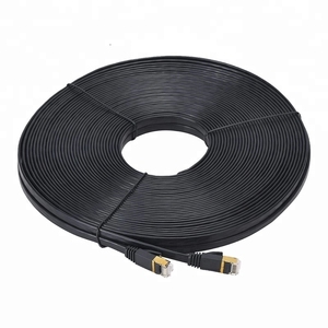 データセンターのネットワークおよびルーターコンピューター用の純粋なベア銅イーサネットネットワークUTPCat6 Cat6A RG45Lanフラットパッチケーブル - Product Image 6