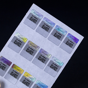 Custom Printing Adhesive Qr <strong>Code</strong> Sticker Anti-Counterfeit Barcode White Paper Vinyl Sticker Label - Product Image 6