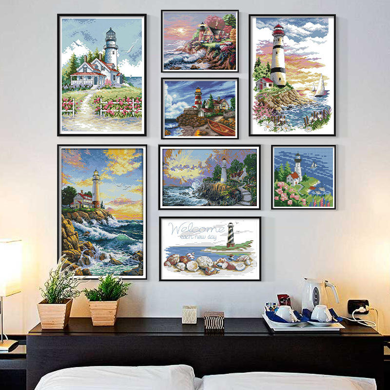 scenery cross stitch