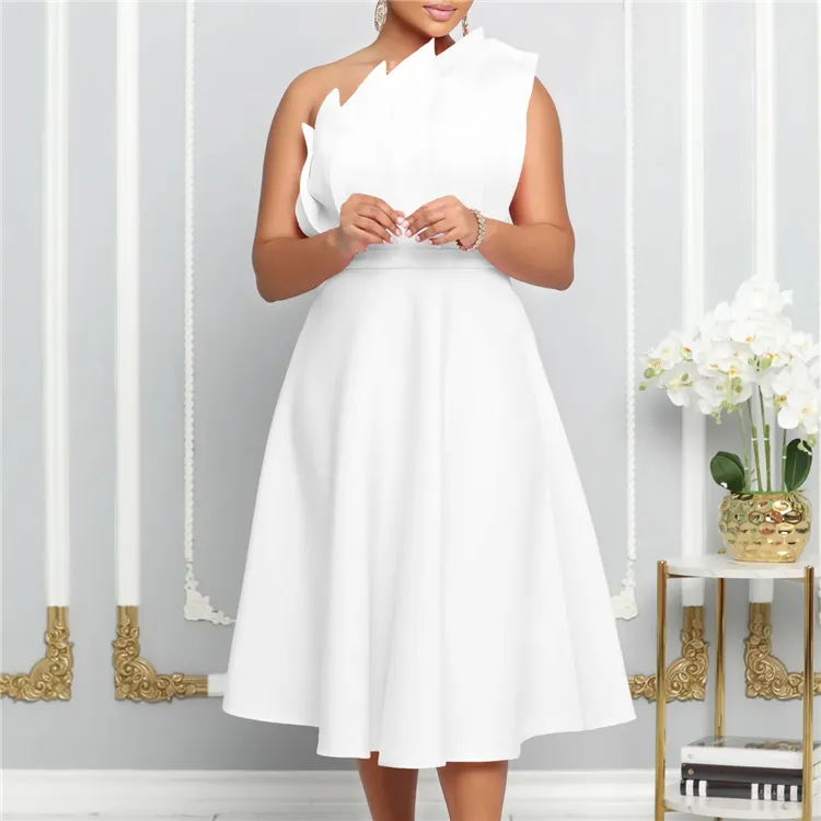 Vêtements en gros robes de graduation robe de soirée robes blanches pour femmes