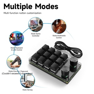 Miniteclado mecánico de una sola mano, Mando de programación Macro con RGB, Usb, tipo C, CHERRY, envío directo - Product Image 4