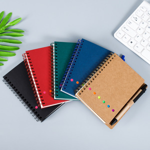 2025 New KRC Personalized <strong>Memo</strong> Sticky Notes Flag Kraft Paper <strong>Notebook</strong> Mini Small <strong>Notebook</strong> Custom <strong>Notepads</strong> With Pen and Sticky - Product Image 2