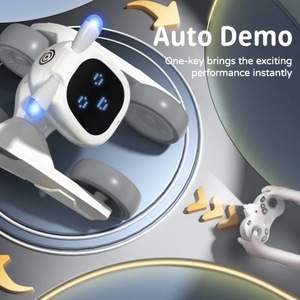 QW 2.4Ghz RCロボットスマートトーキング子犬ウォーク & ダンスインタラクティブペットプログラムロボット犬音声制御インテリジェントギフトおもちゃ子供のため - Product Image 6