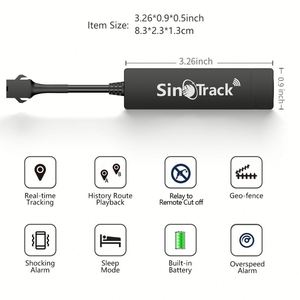 SinoTrack Mini Dispositivo de Seguimiento GPS APP Control Remoto Anti-Perdida GSM GPRS Localizador Rastreador GPS para Coche de 2 Unidades - Product Image 1