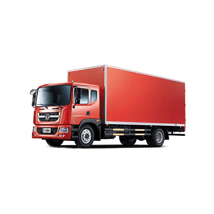 Fabrika satış Dongfeng 4x2 dizel euro 4 manuel şanzıman teslimat gıda kargo kamyon ışık kamyon
