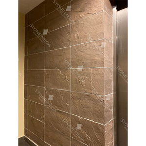 Nhà Máy Outlet Mcm Nhân Tạo Slate Đá Tấm Tường Bên Ngoài Tường Đá Veneer Mềm Sứ Gạch Trang Trí Tường Đá Bảng Điều Khiển - Product Image 5