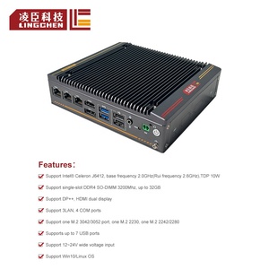 New Original <strong>Embedded</strong> Industrial Computer PC LBX-J630 Edge Computer Fanless Computer Factory Industrial PC Box - Product Image 3