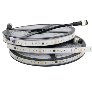 חיצוני עמיד למים 12v 24v Ip68 גמיש מיעון בנפרד <span class=keywords><strong>Dmx</strong></span> 512 Goove Smd 2835 5050 Rgbic <span class=keywords><strong>Rgb</strong></span> <span class=keywords><strong>Led</strong></span> הרצועה אור