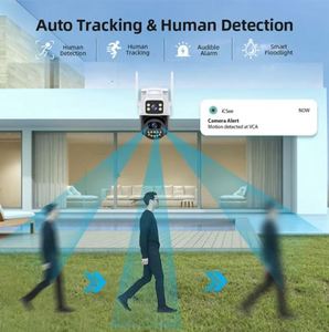 6Mp Wifi açık güvenlik kamera akıllı AI insan izleme kapalı ağ kamerası renkli gece görüş - Product Image 4