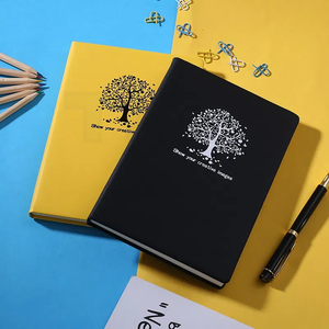 Bloc de notas de bolsillo personalizado con logotipo académico A5, diario de cuero PU, cuaderno de notas, planificador de tapa dura personalizado - Product Image 2