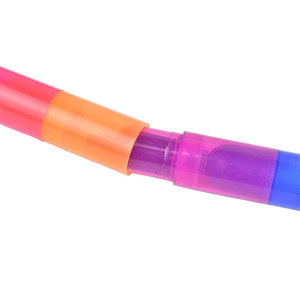 BECOL Venda Quente Fantasia Fluorescente Mini Marcador Empilhável Marcador Caneta 6 em 1 <span class=keywords><strong>Building</strong></span> <span class=keywords><strong>Block</strong></span> <span class=keywords><strong>Highlighter</strong></span> Pen Set para Crianças