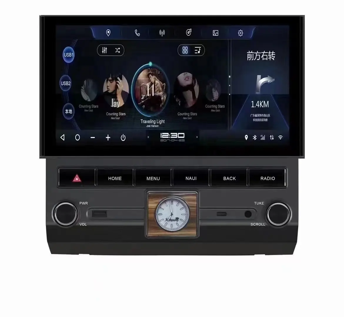 Lecteur multimédia automatique Audio vidéo 11.2 "Android 10.0 Navigation GPS écran tactile autoradio pour Land Cruiser Pickup LC76 LC79