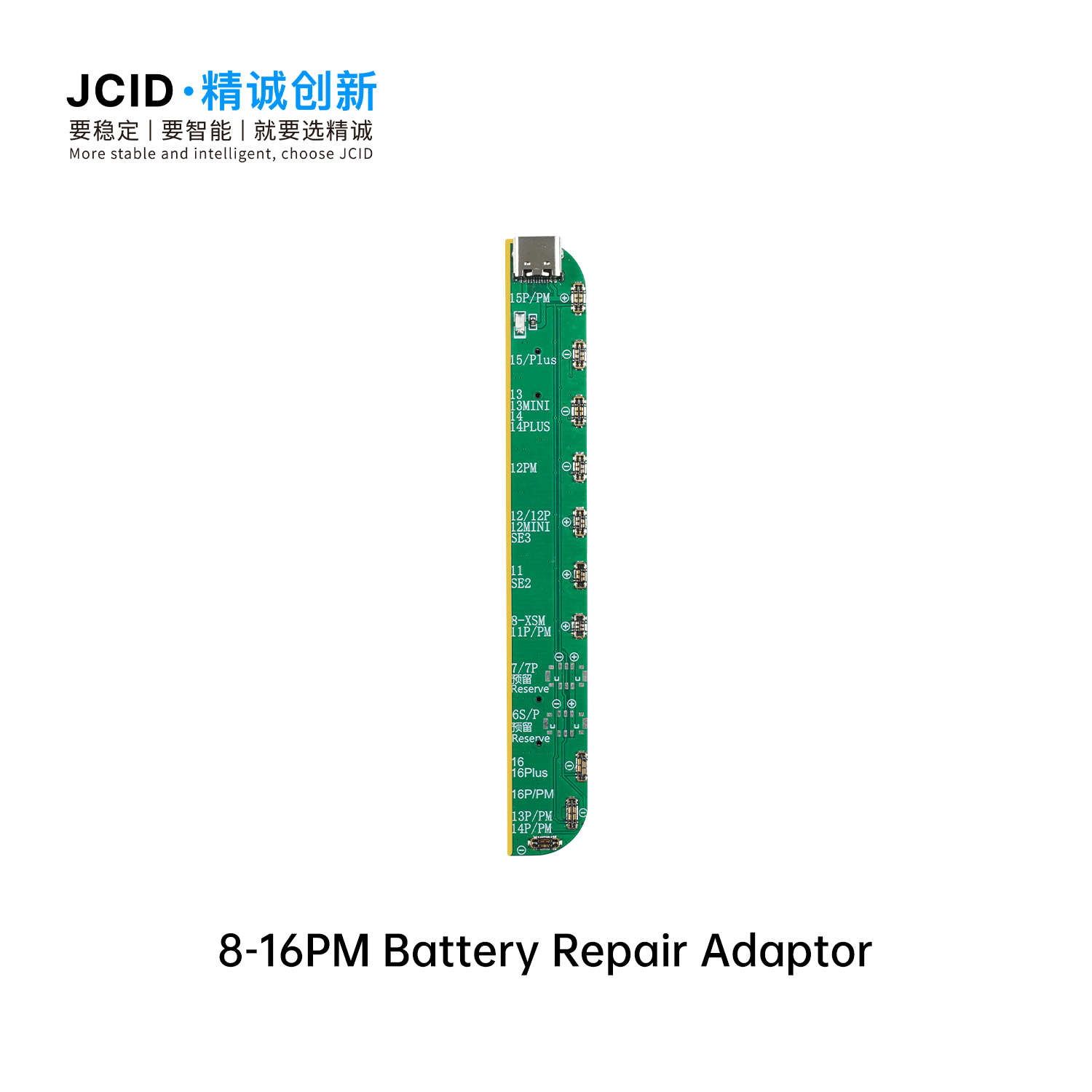 Adaptateur de réparation de batterie 8-16PM, une pièce