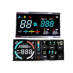 Di Design TN VA Dello Schermo Personalizzato LCD FSTN Simboli Icone 7-Segment Display LCD Con Perni Metallici O Flessibile di Collegamento FPC - Product Image 5