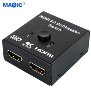Interruptor bidireccional de 2 vías, HDMI, OEM, 4K, Ultra HD, 30hz, 2 entradas, 1 salida, 2x1 AB, conversión inteligente bidireccional, divisor de pantalla HD