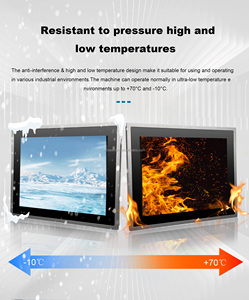 10,4 "12,1 pulgadas Ip66 Vesa Monitor de pantalla táctil industrial integrado 7*24 horas Soporte táctil capacitivo duradero Hdm-i Dvi Vga - Product Image 6