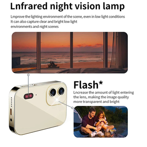 D6 4K HD Digital <strong>Camera</strong> 64MP Camcorder with Night Vision Touch Control Screen Music Player Vlogging Features