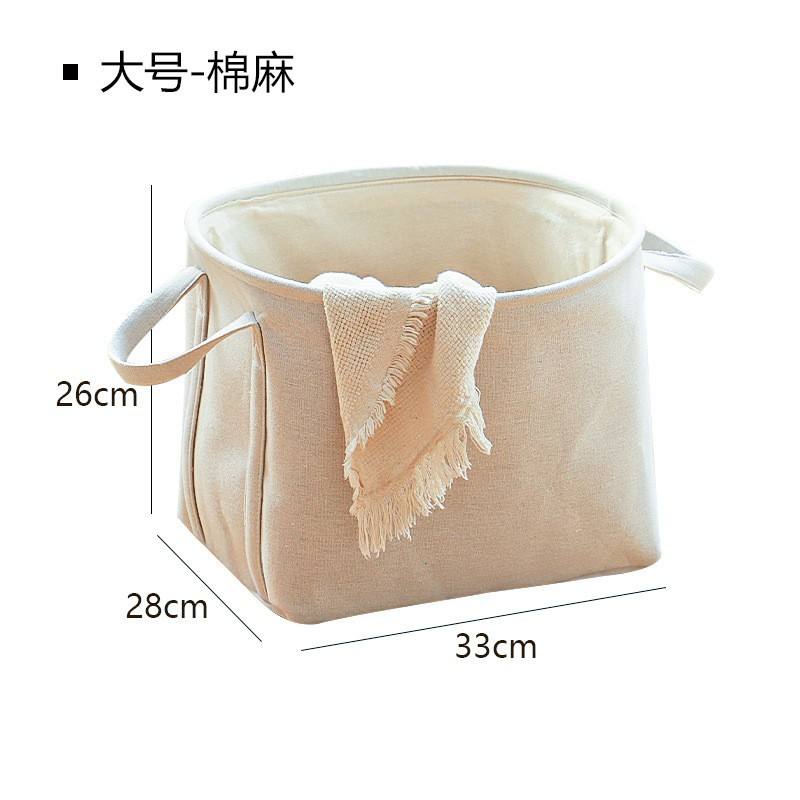Coton et lin, grande taille 33*28*26CM