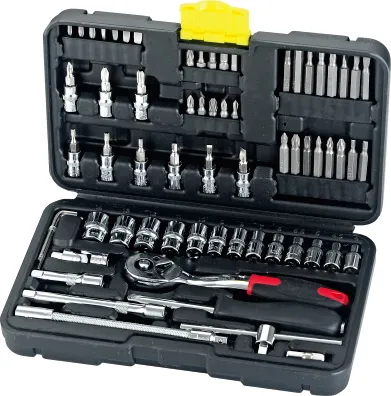Boîte à outils Electriciantool Kit d'outils de réparation de voiture Kit d'outils de 39 pièces Ménage Grand ensemble noir 44x35x9cm Dimensions d'emballage personnalisées OEM